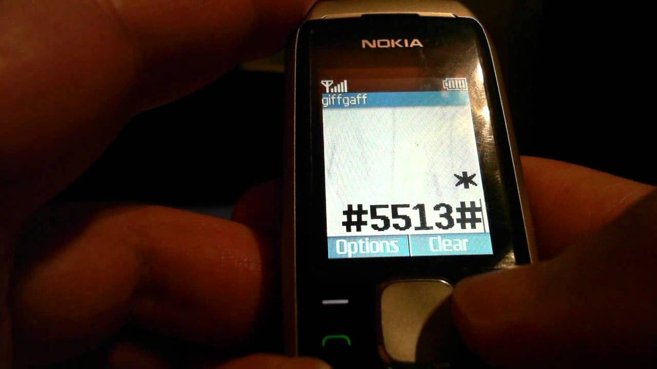 Nokia 6300 security code reset